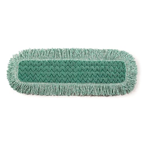 Rubbermaid Hygen 24 Inch Microfiber Dust Pad, Fringe, Green